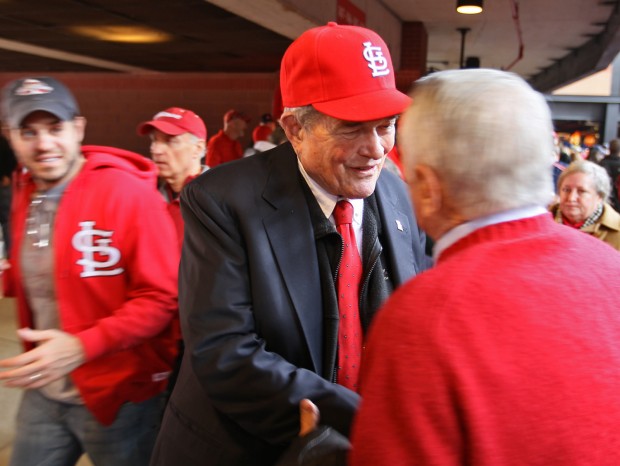 Kit Bond at Cardinals 2011 Opening Day